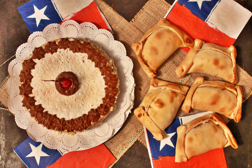 Empanadas de pino de horno, pastel de alfajor, tortita de alfajor, horneados. Villa Alemana, quilpué, Hojarasca y manjar